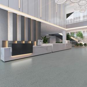 2024 nuova moda impermeabile antiscivolo ad incastro galleggiante tappeto Click Lock bianco <span class=keywords><strong>ufficio</strong></span> PVC vinile <span class=keywords><strong>pavimento</strong></span> SPC 4-6mm - Product Image 1