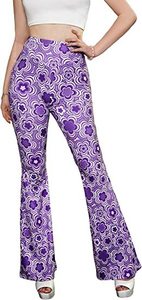 Disponibilità Immediata di <span class=keywords><strong>Pantaloni</strong></span> <span class=keywords><strong>a</strong></span> Zampa d'Elefante Floreali Sexy da <span class=keywords><strong>Donna</strong></span>, Tendenza Estiva Europea e Americana - Product Image 6