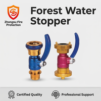 Robinet d'arrêt forestier DN40 en aluminium durable pour système de protection incendie, fourni directement par l'usine OEM/ODM