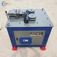 Máquina Automática para Doblar Varillas GWH32, Compatible con Acero Inoxidable, Plástico, Hierro Forjado, Hierro Plano y Hierro Angular, Aluminio