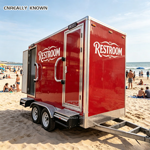 Remolque de Baño Portátil de Lujo, Totalmente Equipado, con VIN DOT, Duradero, para Eventos VIP - Product Image 2