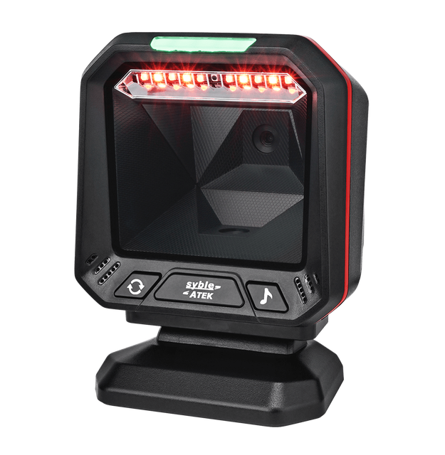 AK-9608H High-end Scan Mode 2D/1D Barcode Scanner QR Omnidirectional Desktop Scanner