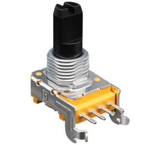 โพเทนชิโอมิเตอร์แบบหมุนคู่ Soundwell RA1150 10k คาร์บอนฟิล์มและโลหะ พร้อมแกนฉนวนสองชั้น - Product Image 4