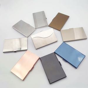 Porte-cartes de crédit bancaire en métal aluminium Porte-cartes de visite Étui portefeuille avec logo personnalisé - Product Image 4