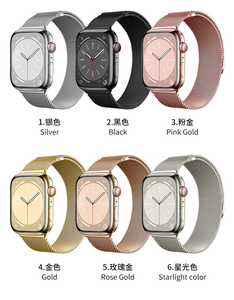 <span class=keywords><strong>Bracelet</strong></span> en maille milanaise magnétique Forwelleny en acier inoxydable pour <span class=keywords><strong>Apple</strong></span> <span class=keywords><strong>Watch</strong></span> Series 11 10 9, <span class=keywords><strong>bracelet</strong></span> réglable pour IWatch - Product Image 5