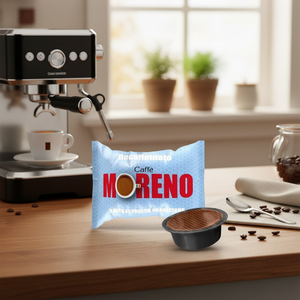 Capsule di Caffè Moreno Dek 100 Blend Compatibili con A Modo Mio per Macchine Espresso Manuali 0,13 Capsule - Product Image 2