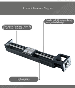 Micro Mute Stainless Steel Electric Push Rod <b>Linear</b> <b>Actuator</b> 12V-48V 1000mm Lift Low Noise Digital Cylinder Structure with Motor - Product Image 3