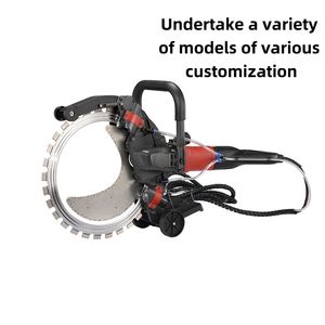 ماكينة قص الخرسانة والجرانيت والرخام عالية القوة بقدرة 8800 واط وقطر 410 مم بدون فرشات، منشار جداري لقطع الخرسانة، ماكينات قطع الأحجار - Product Image 5