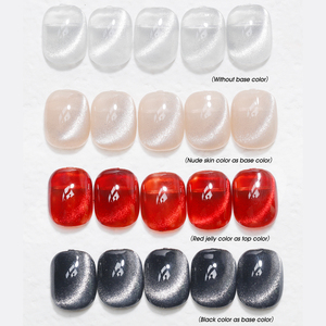 ZRKGEL ODM/OEM เจลทาเล็บแมวตา 6 สีใสประกายแสงจันทร์ คริสตัลคุณภาพสูง แฟชั่นเซ็ตเจลทาเล็บสำหรับขายส่ง - Product Image 5