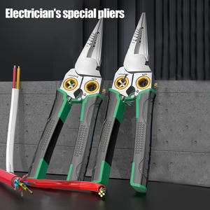 Alicates de Electricista <span class=keywords><strong>7</strong></span> en 1 |   Pelacables Multifuncional de Acero Inoxidable para Mantenimiento <span class=keywords><strong>El</strong></span>éctrico y Bricolaje - Product Image 2