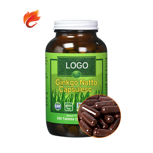 Fabricant, prix, OEM, marque privée, capsules de Natto de Ginkgo naturel, gélules, complément alimentaire - Product Image 1