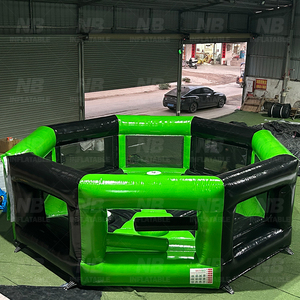 <span class=keywords><strong>Jeu</strong></span> de machine interactive <span class=keywords><strong>gonflable</strong></span> rotative durable 360 °   Arène de défi rotative pour événements en plein air et team building - Product Image 4