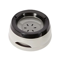 Vente en gros de gamelles flottantes anti-éclaboussures pour chiens et chats, gamelles pour chats, abreuvoirs portables en plastique anti-déversement pour chiens, distributeurs d'eau et de nourriture