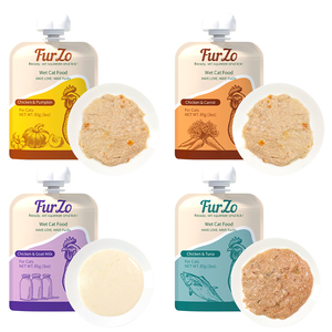 Friandises humides <span class=keywords><strong>pour</strong></span> <span class=keywords><strong>chat</strong></span> 85g avec embouts à succion, pâte de viande de poulet fraîche, nourriture humide <span class=keywords><strong>nutritive</strong></span>, collations en conserve <span class=keywords><strong>pour</strong></span> animaux de compagnie - Product Image 3