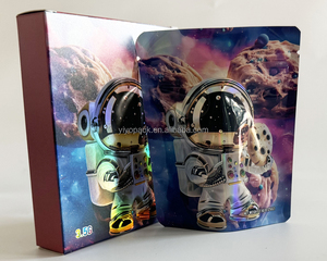 Venta caliente 3,5G 7g 14g 1lb Mylar Bag con Box Set Custom 3,5 Exotic Mylar Bag con caja de embalaje Holograma en stock con <span class=keywords><strong>mi</strong></span> logotipo - Product Image 3