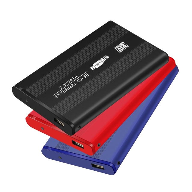 TISHRIC HDD Case 2.5 Inch USB 3.0 to SATA 3.0 Hard Drive Enclosure 2.5" HDD Enclosure Box for SATA HDD SSD Case