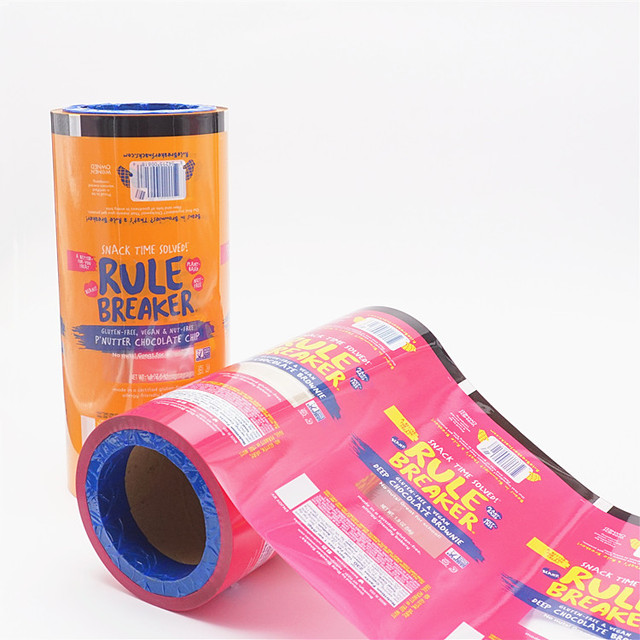 Food Packing Metalized Food Grade Aluminium Packaging Laminating Roll Film