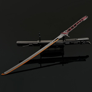 Vùng tối trò chơi ngoại vi đầy đủ kim Loại 30cm nhiệt chiến binh chắp vá trang trí khắc Mô hình Vũ khí và áo giáp thủ công trang trí - Product Image 6