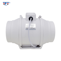 Extracteur d'air de ventilation à flux mixte super silencieux Ventilateur de conduit en ligne d'échappement anti-retour