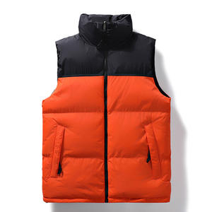 Gilet d'hiver en coton matelassé décontracté pour <span class=keywords><strong>homme</strong></span>, veste sans manches chaude - Product Image 5