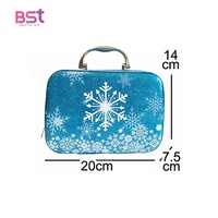 Kit de maquillage pour enfants sac à cosmétiques bleu lavable pour enfants jouets cadeau habiller ensemble fille maquillage pour enfants