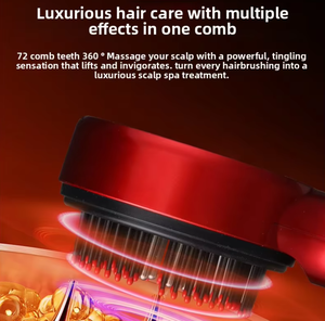 Masseur de cuir chevelu EMS le plus vendu Degren avec contrôle électrique de l'huile, applicateur d'huile de massage anti-chute de cheveux et peigne pulvérisateur en silicone - Product Image 3