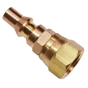Raccords à connexion rapide au <span class=keywords><strong>Propane</strong></span> pour camping-car 1/4 ''pour connecter un appareil à <span class=keywords><strong>gaz</strong></span> basse pression, un chauffage, un gril, un foyer et un véhicule de loisirs à connexion rapide - Product Image 1