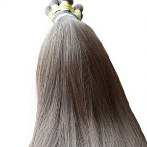 Cheveux humains blonds et bruns en gros, 100 % naturels, qualité supérieure, cheveux vierges vietnamiens, super double drawn, couleur tendance - Product Image 1