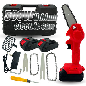 Scie à chaîne sans fil portative de 4 et 6 pouces, scie de jardin avec batterie au lithium 21V, fournie par l'usine L - Product Image 3