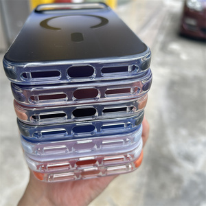 Sang trọng Gradient UV màu thay đổi chống sốc <span class=keywords><strong>Bumper</strong></span> Orange Matte trường hợp điện thoại cho <span class=keywords><strong>Iphone</strong></span> 17 16 15 14 Pro Max màu Frosted trường hợp - Product Image 4