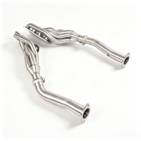 Cabeceras de acero inoxidable 304 para Dodge Ram TRX 6.2L, soldadura profesional tipo escama de pez, alto flujo y rendimiento, montaje directo, en stock listo para envío.