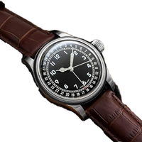 Vente en gros Bracelet de montre de luxe en cuir véritable avec boucle déployante 16mm 18mm 20mm 22mm Fermoir papillon différentes tailles disponibles