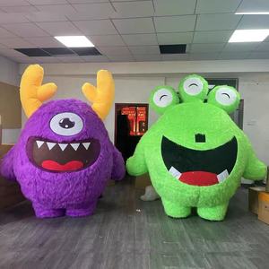 Costume gonflable intégral de monstre poilu pour adulte de 2 m, tenue de personnage animal pour la scène et le cosplay - Product Image 3