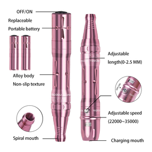 Machine à tatouer électrique professionnelle PMU, stylo rotatif pour maquillage permanent des sourcils, des yeux et des lèvres, pour utilisation en studio de beauté - Product Image 3