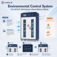 Armoire de charge et de stockage de batteries au lithium, ventilée, en acier, 30 prises, 6 USB, pour laboratoire industriel, fourniture OEM ODM