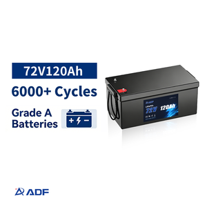 แบตเตอรี่ลิเธียม Lifepo4 ADF 72V120Ah ความจุสูง 60V 51.2V 100Ah ถึง 1000Ah สำหรับเปลี่ยนแทน <span class=keywords><strong>AGM</strong></span> ในรถยนต์ รถบรรทุก และระบบโซลาร์เซลล์ - Product Image 1