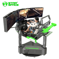 Máquina de Juego de Carreras de Autos con 3 Pantallas y Movimiento de 3 Grados de Libertad, Simulador de Carreras F1 para Parques de Diversiones o Uso Doméstico