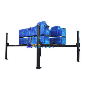 Elevador de Estacionamiento de 4 Postes y Doble Plataforma para 4 Autos, Sistema de Estacionamiento para Garaje Residencial - Product Image 4