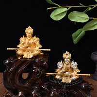 Figurine d'action en résine style chinois Black Myth Wukong, petite décoration pour voiture, salon, bureau, table à thé, jouet fantaisie, cadeau