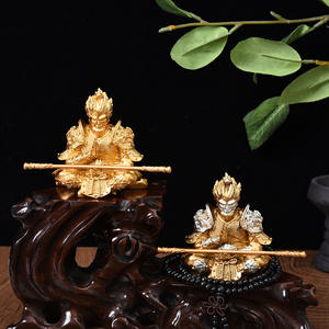 Figurine d'<span class=keywords><strong>action</strong></span> en résine style chinois Black Myth Wukong, petite décoration pour voiture, salon, bureau, <span class=keywords><strong>table</strong></span> à thé, jouet fantaisie, cadeau - Product Image 4