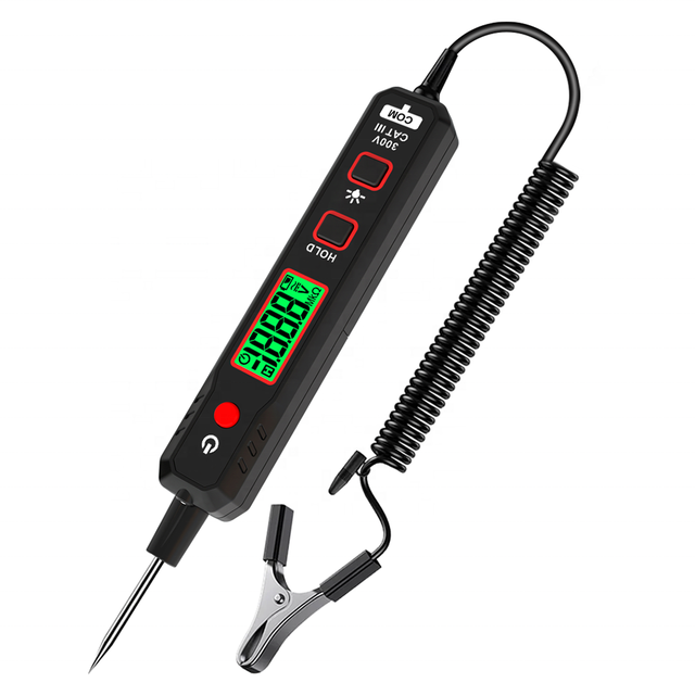 GVDA Digital Car Multimeter Voltage Tester Pen Smart DC 100V Voltage Detector Automotive Car Fault Maintenance Circuit Test Pen