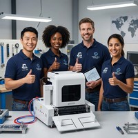 Mesin Printer Digital Otomatis HCX New One Pass dengan Nozzle HP 1200dpi 21cm untuk Pencetakan Kotak Karton dan Tas