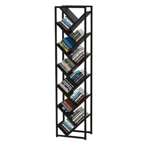 Antique Home Furniture Wooden Tree-Shaped Bookshelf Multi-Functional Display Bookcase for Modern French <strong>Bedroom</strong> <strong>Library</strong> Living - Product Image 2