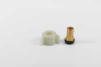 Adaptateur à écrou pivotant en laiton 1/2 NPT, tête hexagonale, longueur 2 pouces, raccord rapide, outil de plomberie