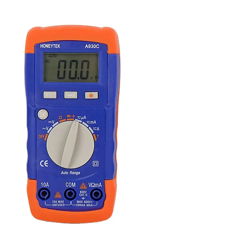 A930C multimètre d'oscilloscope numérique Ohm Test d'isolation Circuit de mesure arrêt automatique multimètre LCD Portable