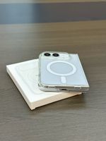 Compatible avec 18DUO Étui de téléphone pliable magnétique transparent en PC, protection intégrale anti-choc DUO