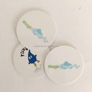 Tùy chỉnh Mini RFID Tag với chất liệu PVC NFC Vòng thẻ 30 mét 215/216 215/216 không thấm nước 13.56MHz Nhãn dán nhãn - Product Image 5