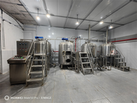 Équipement de brasserie 1000L/1500L/2000L avec cuve sous pression et cuve de fermentation, haute productivité, pour usage en pub et restaurant