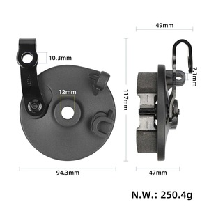 Cache-coupelle de frein à tambour Xiaomi Scooter 6 Lite en alliage d'aluminium épaissi, protection de frein à compression, cache-coupelle de frein à tambour - Product Image 1