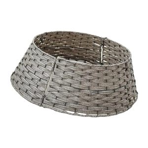 Venta al por mayor de fábrica: Collar de ratán para árbol de Navidad, falda para árbol de Navidad, decoraciones navideñas - Product Image 2